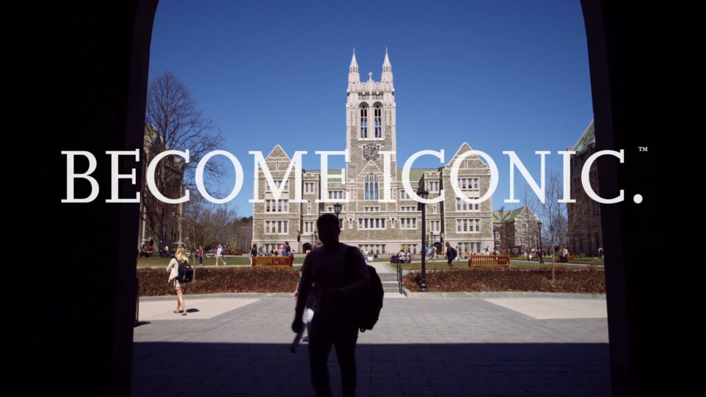 Boston College MBA Program suite thumbnail - "Become Iconic"