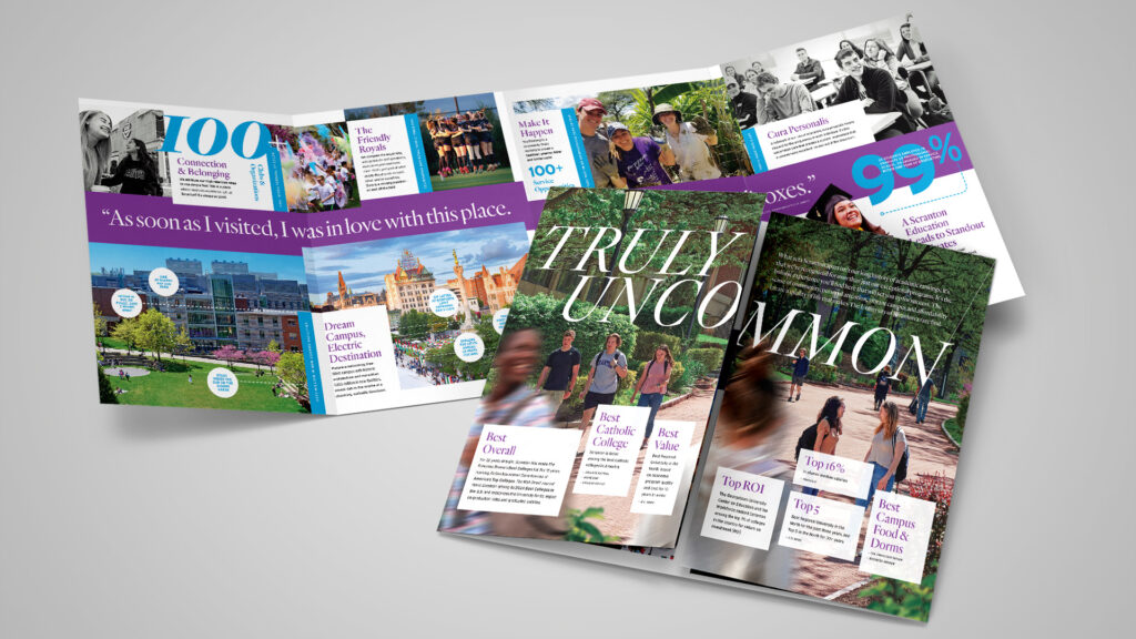 The University of Scranton Travel Brochure.